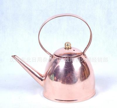 QYT-154錢(qián)雨養(yǎng)生紫銅茶壺 以匠心工藝，品茗中養(yǎng)生之道